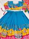 Tew Tussar Silk With Kalamkari Print Lehenga With Choli Dupatta Bulk Orders In India